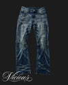 Dirty Wash Micro Flare Denim