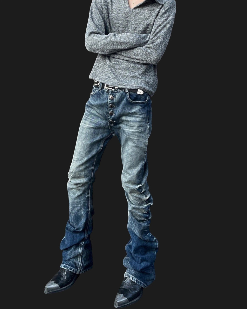 Stacked Wash Denim