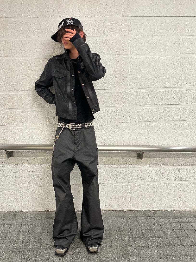 Waxed Trucker Jacket