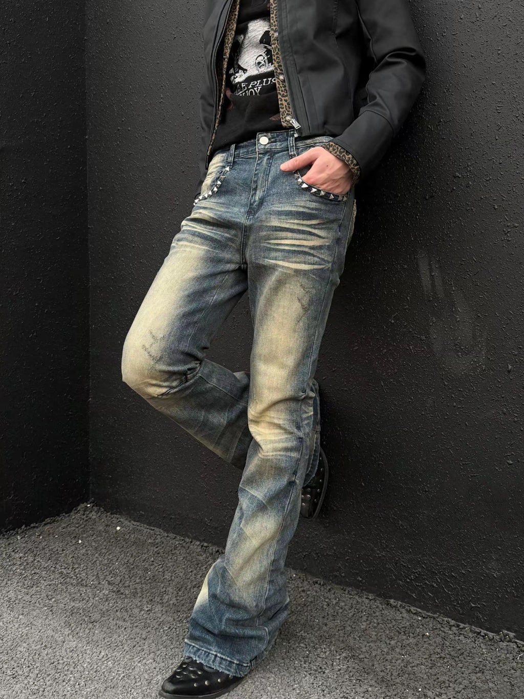 Faded Flare Denim