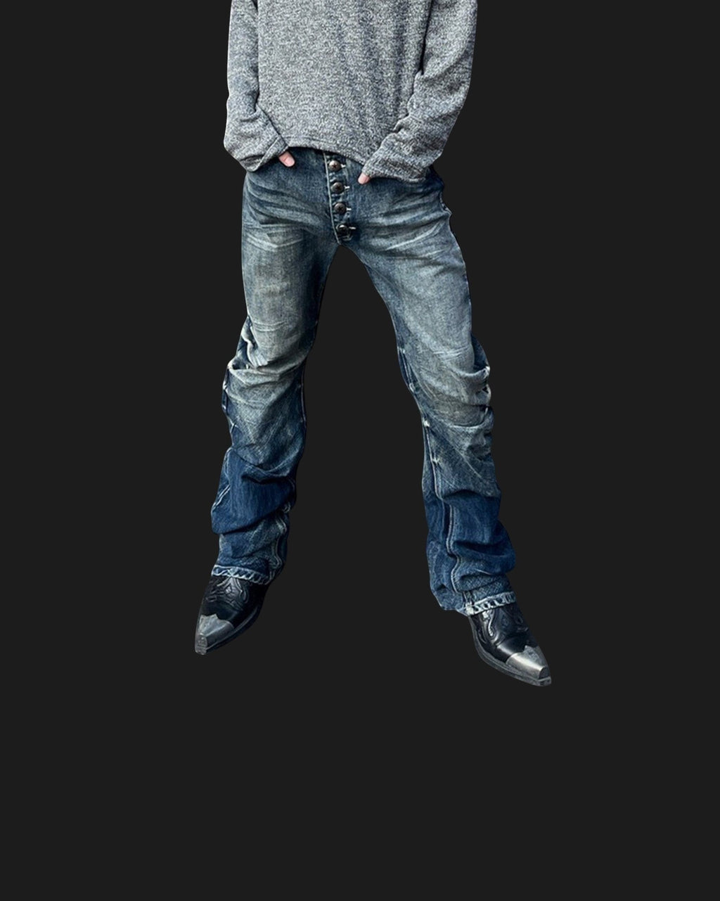 Stacked Wash Denim