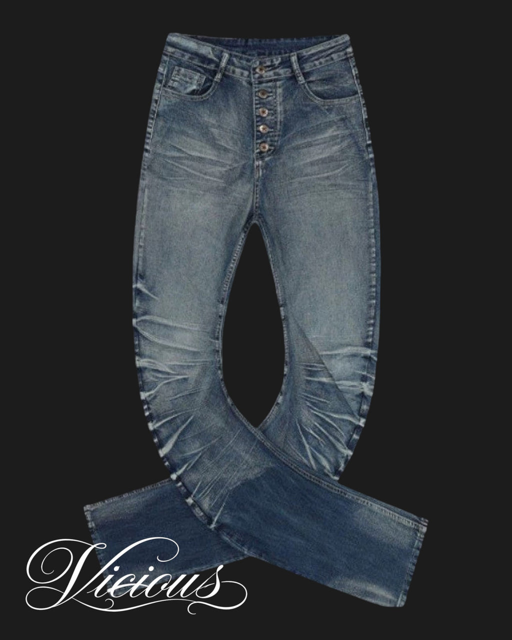 Stacked Wash Denim