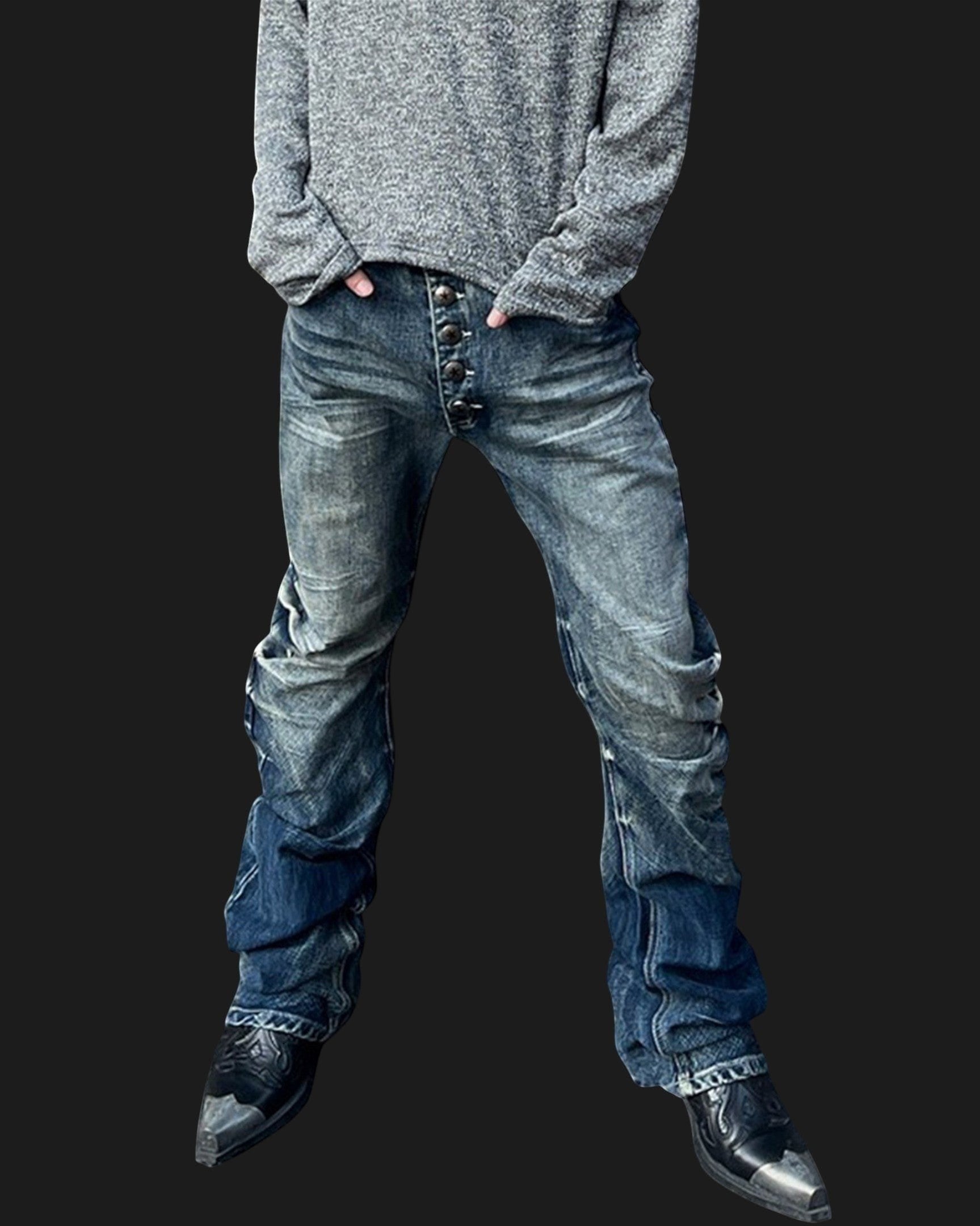 Stacked Wash Denim