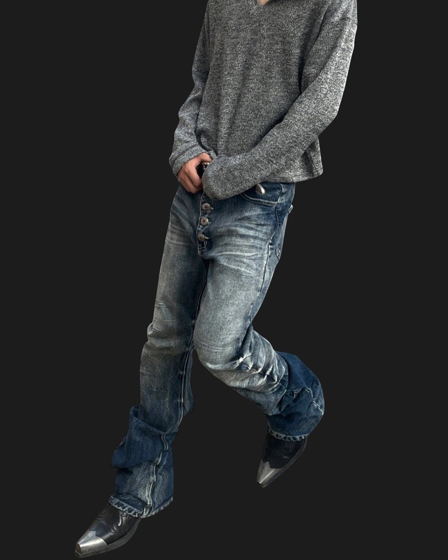 Stacked Wash Denim