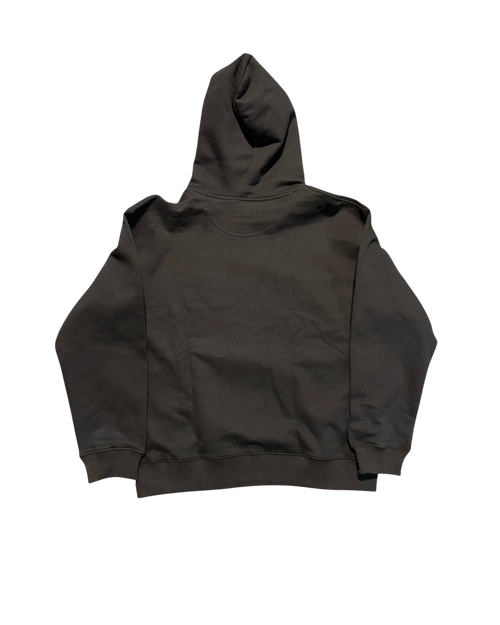Vicious 2016 Hoodie aus schwarzer Baumwolle mit entspannter Passform und Kapuze, Rückansicht